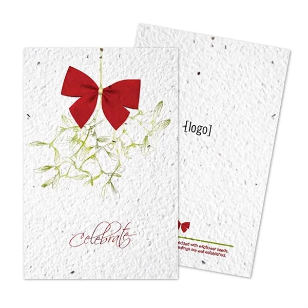 Holiday seed paper post card.... from ASI 40646 Bloomin Promotions / Bloomin' Promotions™