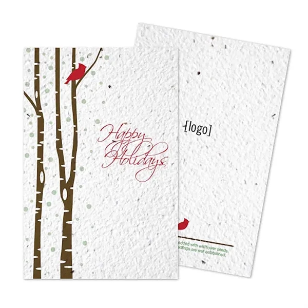 Holiday seed paper post card.... from ASI 40646 Bloomin Promotions / Bloomin' Promotions™