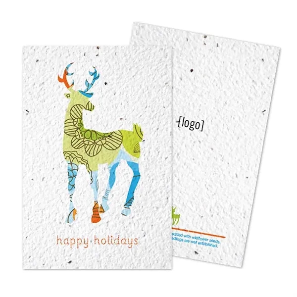Holiday seed paper post card.... from ASI 40646 Bloomin Promotions / Bloomin' Promotions™