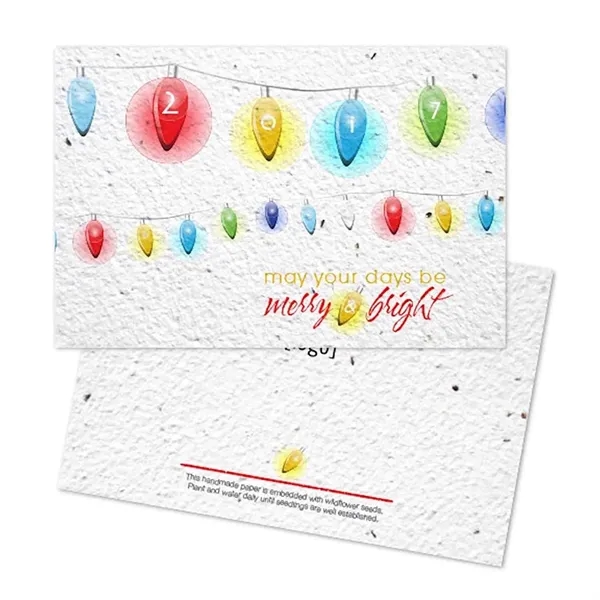 Holiday seed paper post card.... from ASI 40646 Bloomin Promotions / Bloomin' Promotions™