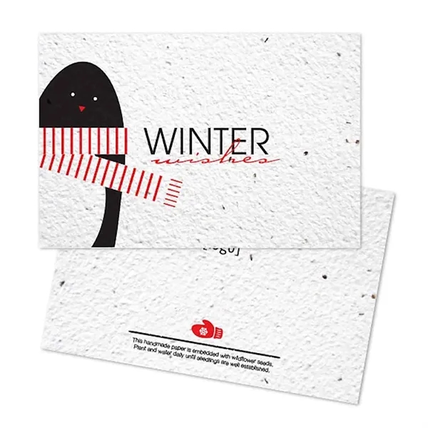 Holiday seed paper post card.... from ASI 40646 Bloomin Promotions / Bloomin' Promotions™
