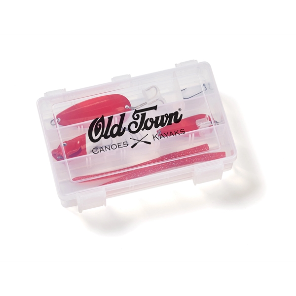 4" x 6" x 1.25" hinged plastic tackle box with assorted... from ASI 63549 Jornik Manufacturing Corp / Jornik