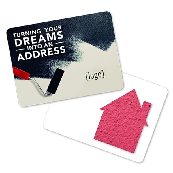 Gift pack features a recycled info card and plantable piece of... from ASI 40646 Bloomin Promotions / Bloomin' Promotions™