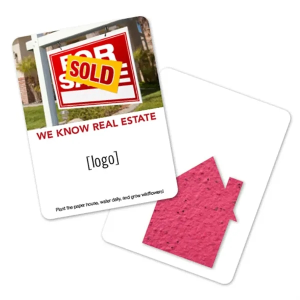 Gift pack features a recycled info card and plantable piece of... from ASI 40646 Bloomin Promotions / Bloomin' Promotions™