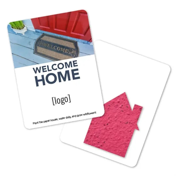 Gift pack features a recycled info card and plantable piece of... from ASI 40646 Bloomin Promotions / Bloomin' Promotions™