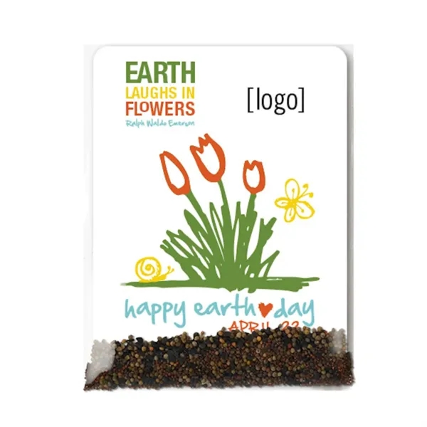 Includes seeds, 3x4 backer card, and eco-cello.... from ASI 40646 Bloomin Promotions / Bloomin' Promotions™