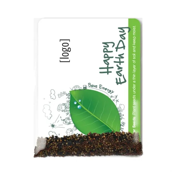 Includes seeds, 3x4 backer card, and eco-cello.... from ASI 40646 Bloomin Promotions / Bloomin' Promotions™