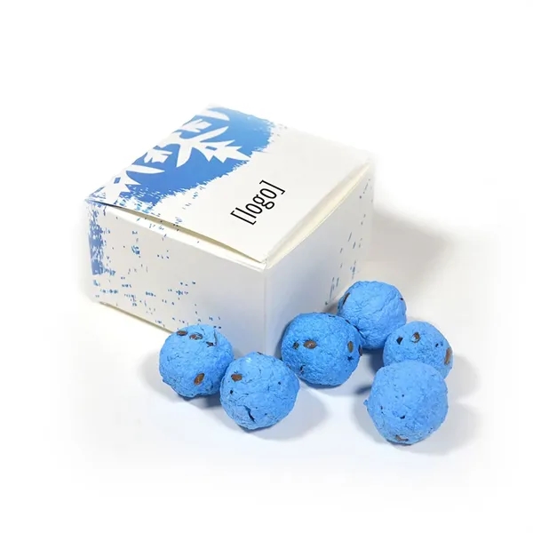 Plantable Seed Bomb Holiday Gift Box.... from ASI 40646 Bloomin Promotions / Bloomin' Promotions™