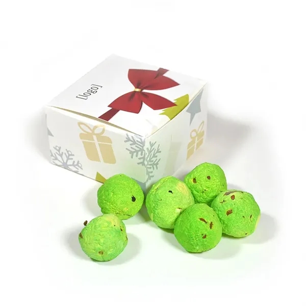 Plantable Seed Bomb Holiday Gift Box.... from ASI 40646 Bloomin Promotions / Bloomin' Promotions™