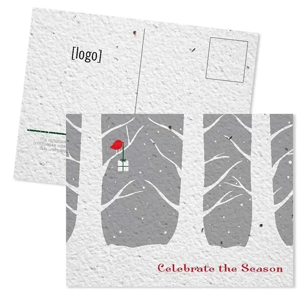 Printed seed paper post card for the Holidays - Mailing.... from ASI 40646 Bloomin Promotions / Bloomin' Promotions™