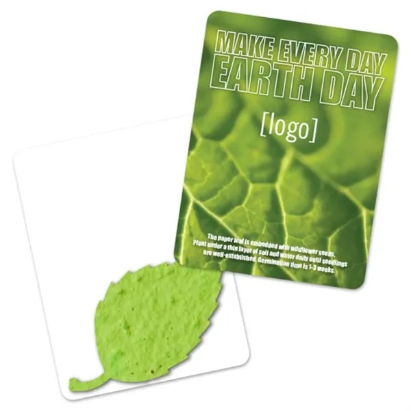 Gift pack features a recycled info card and plantable piece of... from ASI 40646 Bloomin Promotions / Bloomin' Promotions™