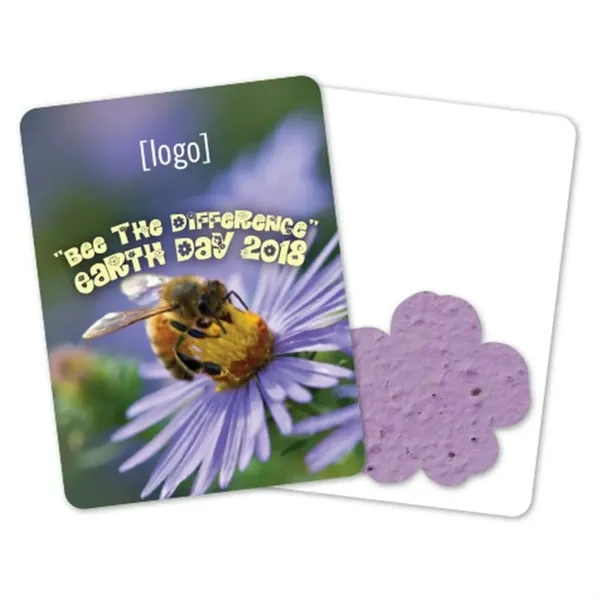 Gift pack features a recycled info card and plantable piece of... from ASI 40646 Bloomin Promotions / Bloomin' Promotions™