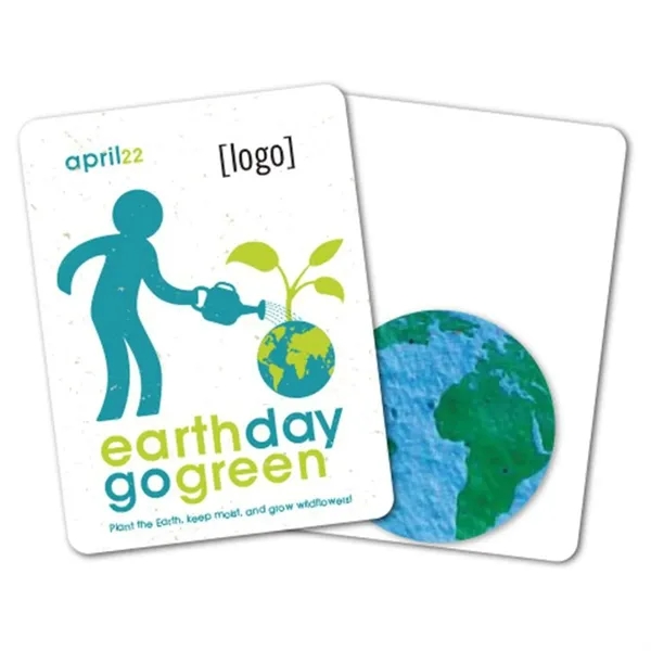 Gift pack features a recycled info card and plantable piece of... from ASI 40646 Bloomin Promotions / Bloomin' Promotions™