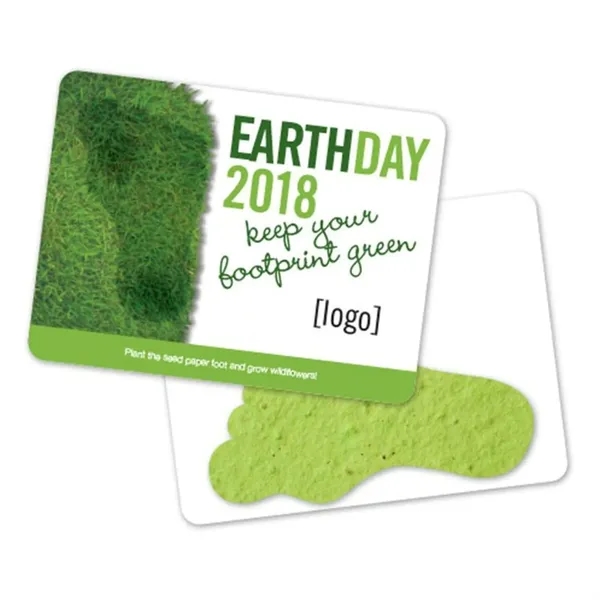 Gift pack features a recycled info card and plantable piece of... from ASI 40646 Bloomin Promotions / Bloomin' Promotions™