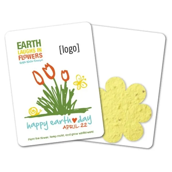 Gift pack features a recycled info card and plantable piece of... from ASI 40646 Bloomin Promotions / Bloomin' Promotions™