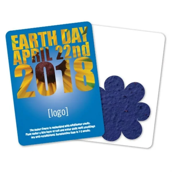 Gift pack features a recycled info card and plantable piece of... from ASI 40646 Bloomin Promotions / Bloomin' Promotions™