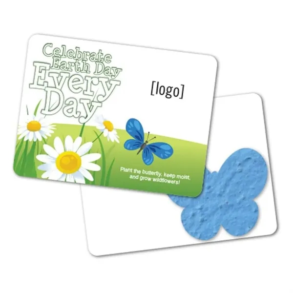Gift pack features a recycled info card and plantable piece of... from ASI 40646 Bloomin Promotions / Bloomin' Promotions™