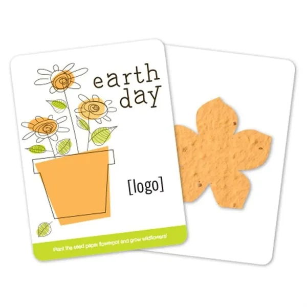 Gift pack features a recycled info card and plantable piece of... from ASI 40646 Bloomin Promotions / Bloomin' Promotions™