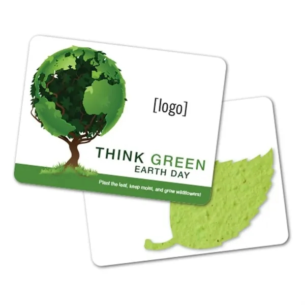 Gift pack features a recycled info card and plantable piece of... from ASI 40646 Bloomin Promotions / Bloomin' Promotions™