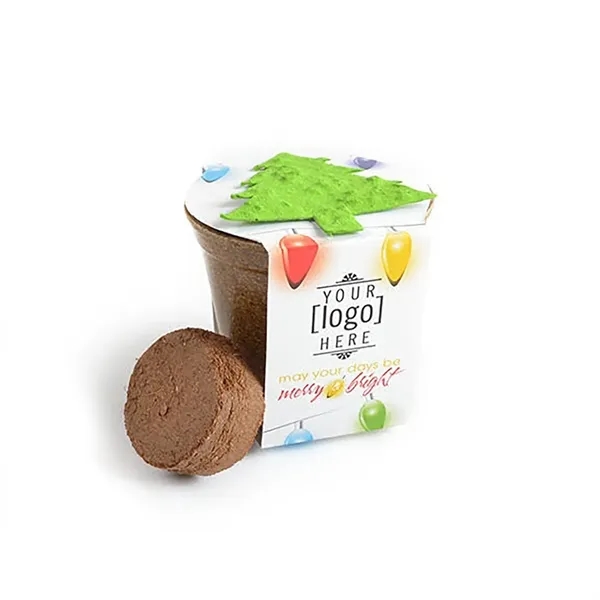 Mini planting kit, cardstock wrap with plantable medallion.... from ASI 40646 Bloomin Promotions / Bloomin' Promotions™