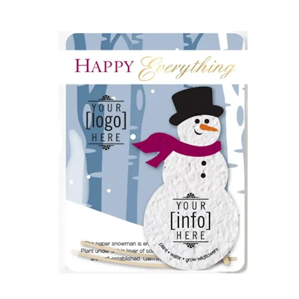 Gift pack features a recycled info card and plantable seed paper... from ASI 40646 Bloomin Promotions / Bloomin' Promotions™