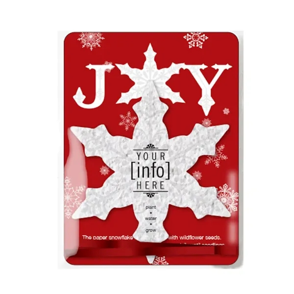 Gift pack features a recycled info card and plantable seed paper... from ASI 40646 Bloomin Promotions / Bloomin' Promotions™