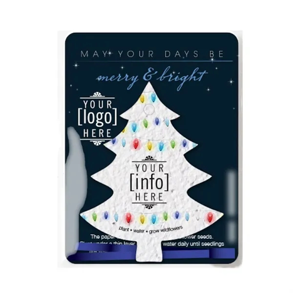 Gift pack features a recycled info card and plantable seed paper... from ASI 40646 Bloomin Promotions / Bloomin' Promotions™