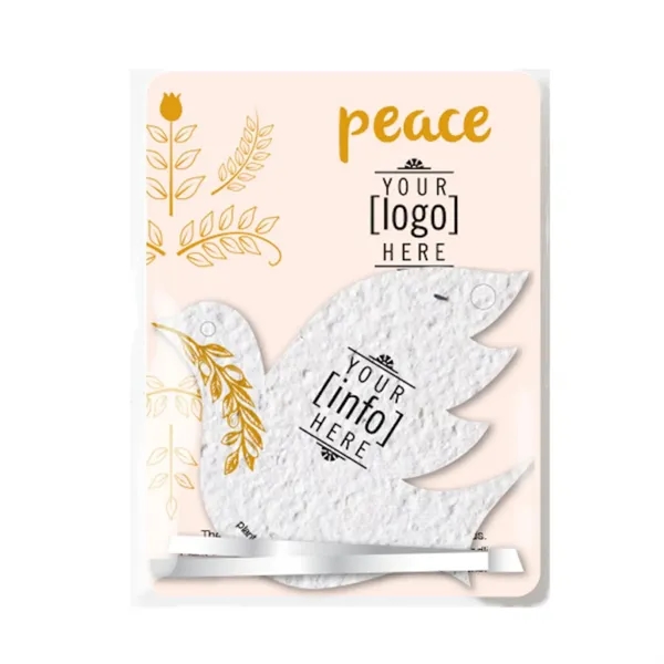 Gift pack features a recycled info card and plantable seed paper... from ASI 40646 Bloomin Promotions / Bloomin' Promotions™