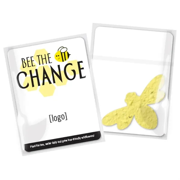 Gift pack features a recycled info card and plantable piece of... from ASI 40646 Bloomin Promotions / Bloomin' Promotions™