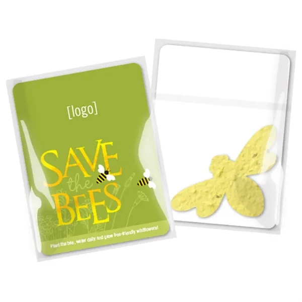 Gift pack features a recycled info card and plantable piece of... from ASI 40646 Bloomin Promotions / Bloomin' Promotions™
