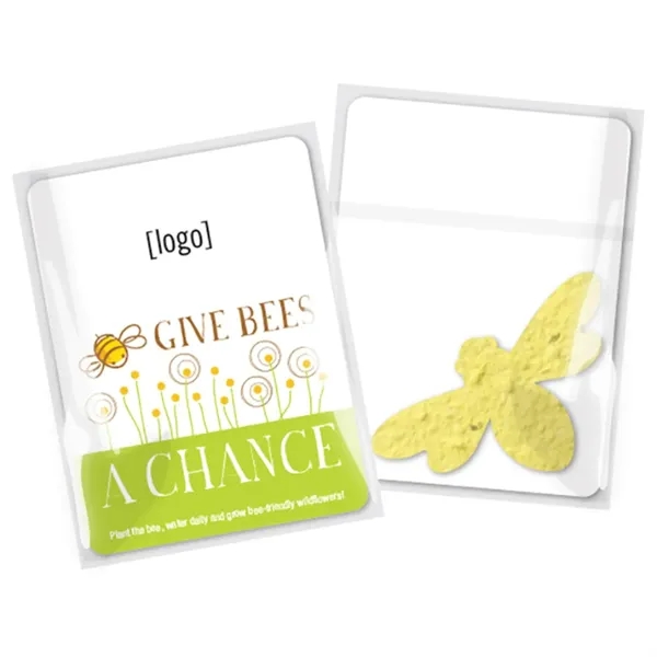 Gift pack features a recycled info card and plantable piece of... from ASI 40646 Bloomin Promotions / Bloomin' Promotions™