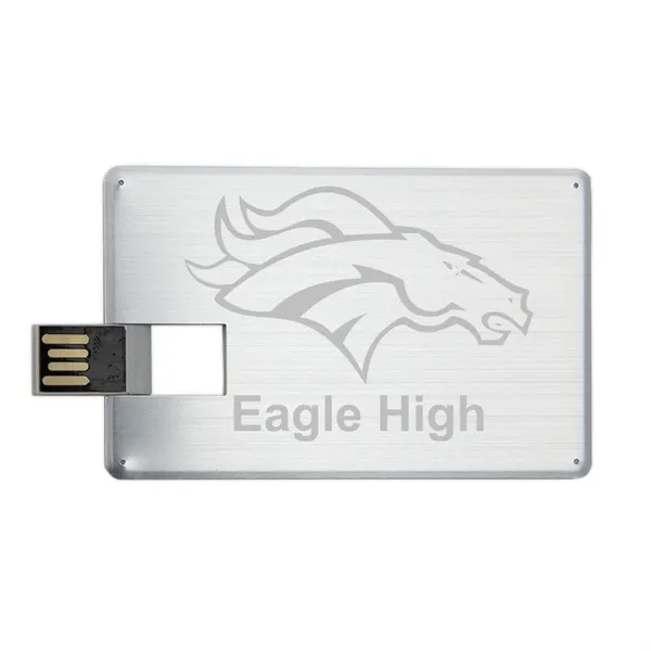 This modern Plano Aluminum Card USB is great for customer or... from ASI 90154 Sunjoy Group Inc
