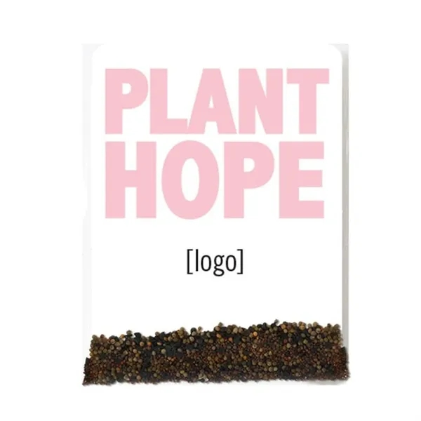 Includes seeds, 3x4 backer card, and eco-cello.... from ASI 40646 Bloomin Promotions / Bloomin' Promotions™