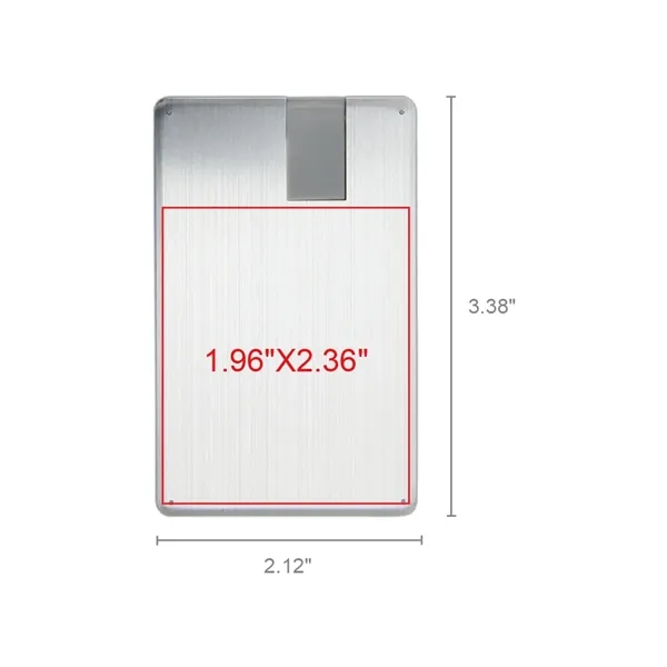 This modern Plano Aluminum Card USB is great for customer or... from ASI 90154 Sunjoy Group Inc