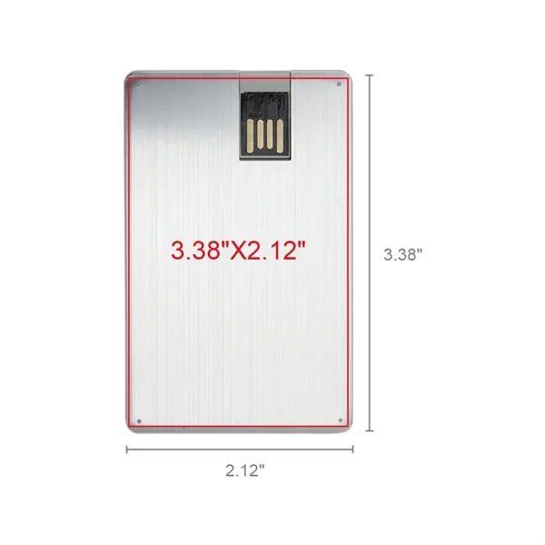 This modern Plano Aluminum Card USB is great for customer or... from ASI 90154 Sunjoy Group Inc