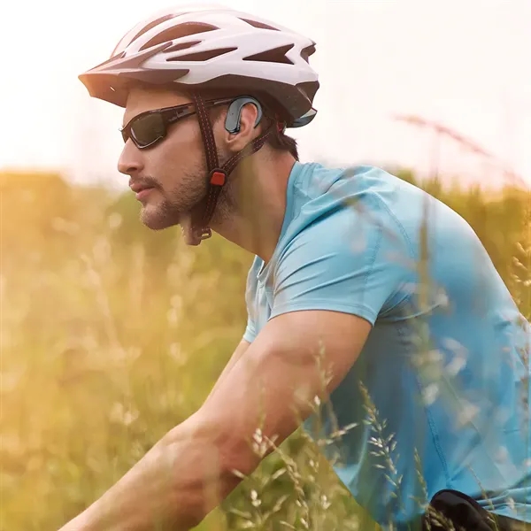 Hendrix Waterproof Earhook TWS Earbuds showcases comfortable earhook design for comfort... from ASI 90154 Sunjoy Group Inc