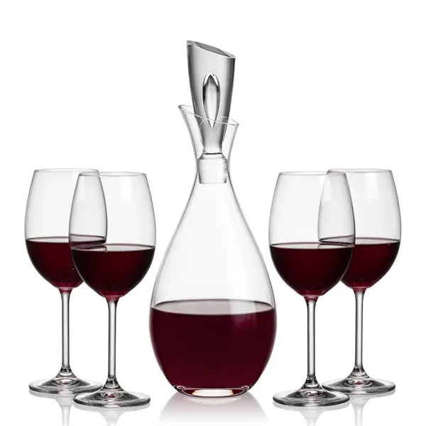 Stunning Lead Free Crystal Decanter complete with 2 or 4 Blyth... from ASI 84592 St Regis Group