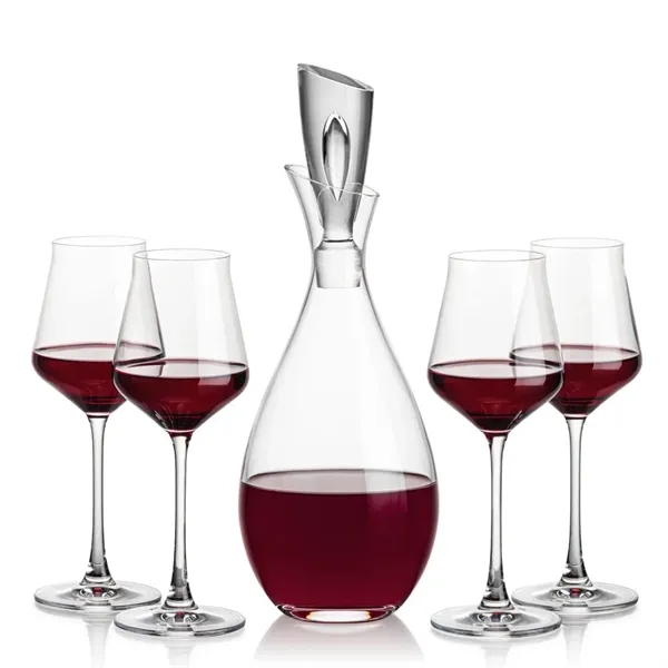 Stunning Lead Free Crystal Decanter complete with 2 or 4 Bretton... from ASI 84592 St Regis Group