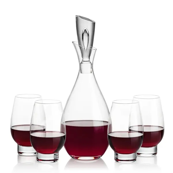 Stunning Lead Free Crystal Decanter complete with 2 or 4 Glenarden... from ASI 84592 St Regis Group