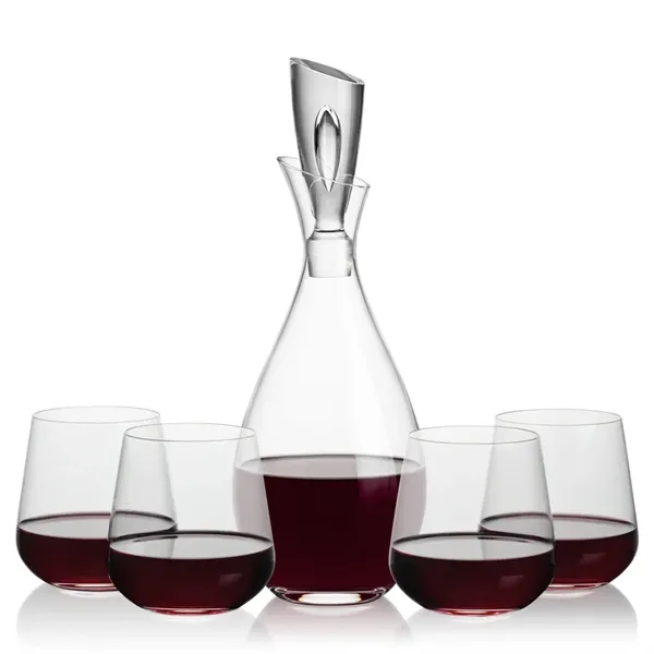 Stunning Lead Free Crystal Decanter complete with 2  or 4... from ASI 84592 St Regis Group
