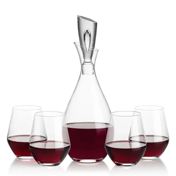 Stunning Lead Free Crystal Decanter complete with 2  or 4... from ASI 84592 St Regis Group