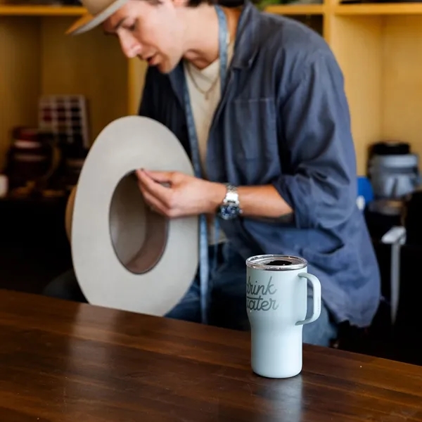 Roam features a spill-resistant, slider lid. Crafted from double-walled stainless steel,... from ASI 74710 Numo