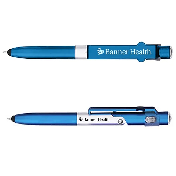 This twist-action ballpoint pen comes equipped with a stylus, LED light,... from ASI 52710 Lincoln Line