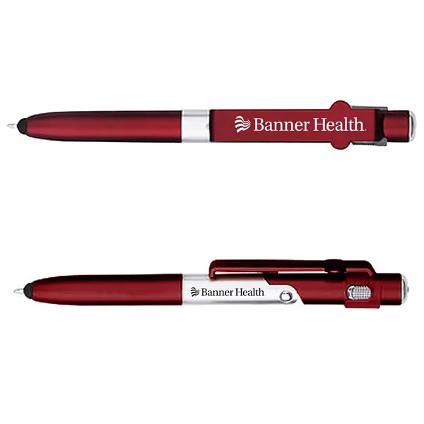 This twist-action ballpoint pen comes equipped with a stylus, LED light,... from ASI 52710 Lincoln Line