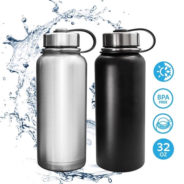 Durable double wall stainless steel with Large 32 oz (1 Liter)... from ASI 30112 ACE Products