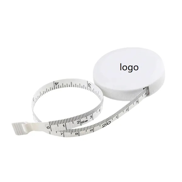 Round plastic tape measure, 60 inch plus1 color silkscreen on 1... from ASI 37218 Athena Promo (tm)