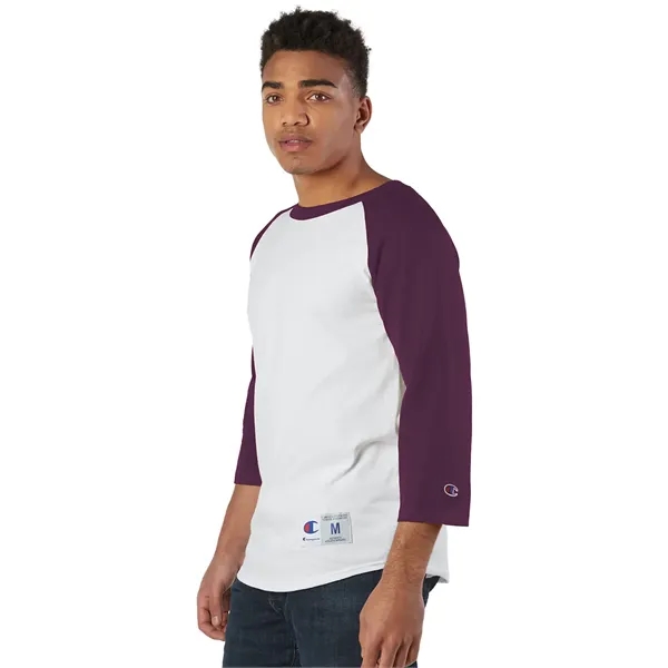 Champion adult raglan t-shirt with 3/4 sleeves.... from ASI 34063 alphabroder