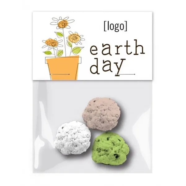 3 seed bomb cello pack... from ASI 40646 Bloomin Promotions / Bloomin' Promotions™