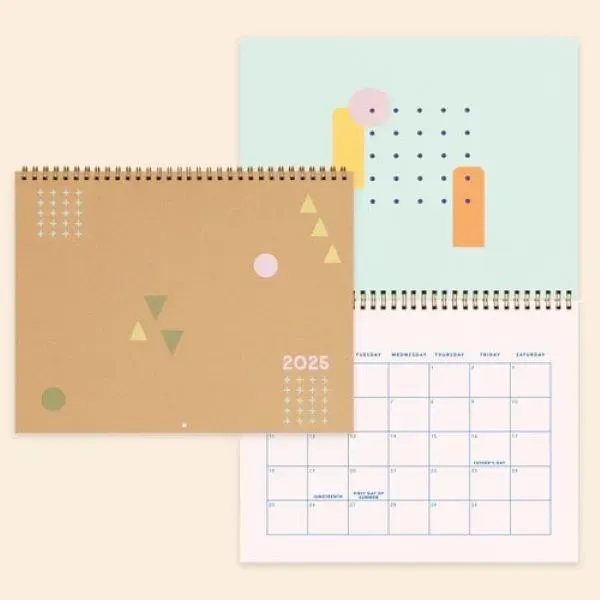 Stock 12 Month Calendar. Pick your color scheme, and choose coil... from ASI 74710 Numo