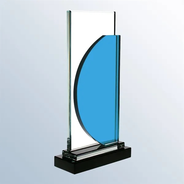 Blue and Clear Glass Award... from ASI 31517 Admart Products / Admart Line